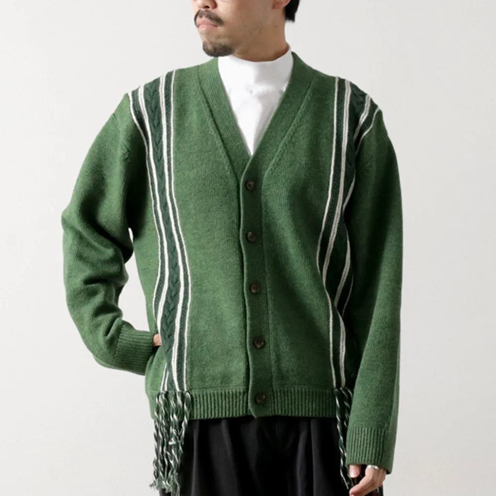 SON OF THE CHEESE Knits^/ Fringe Knit Cardigan