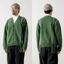SON OF THE CHEESE Knits^/ Fringe Knit Cardigan