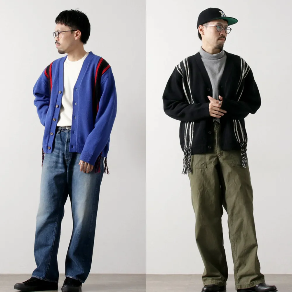 SON OF THE CHEESE Knits^/ Fringe Knit Cardigan