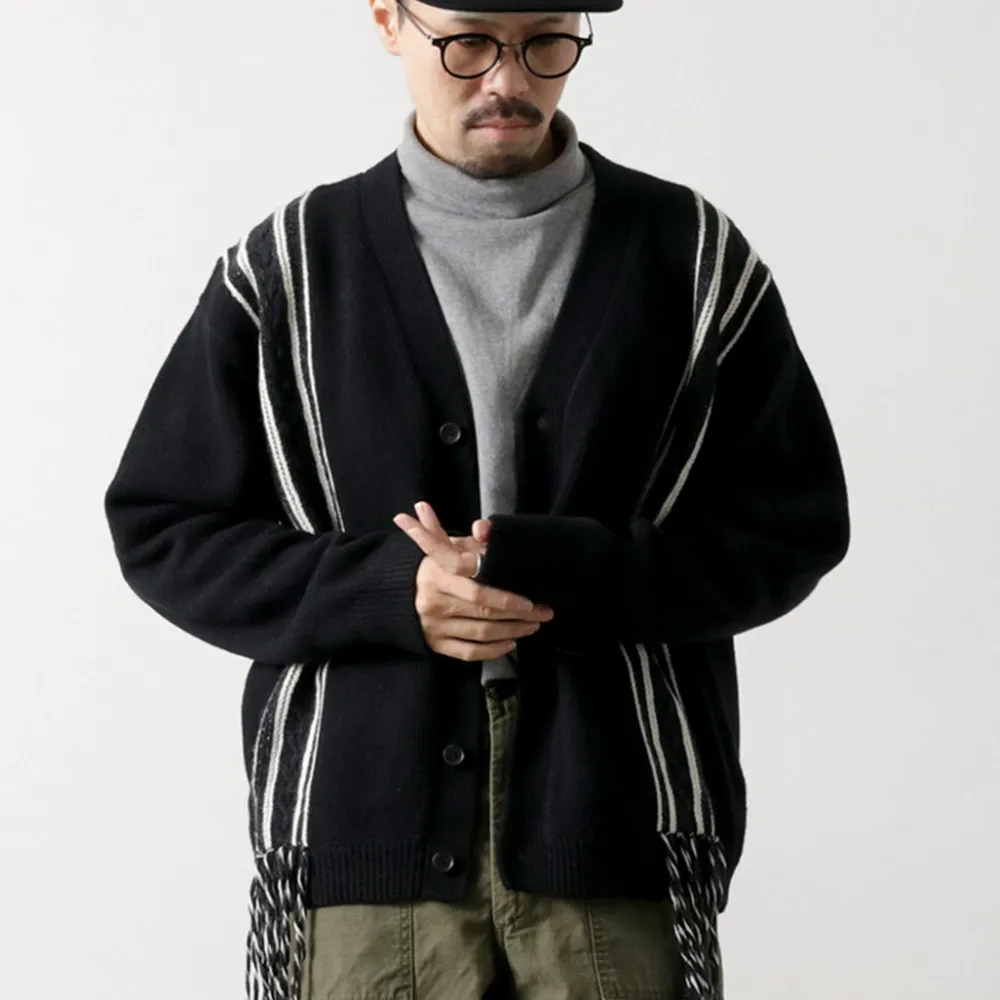 SON OF THE CHEESE Knits^/ Fringe Knit Cardigan