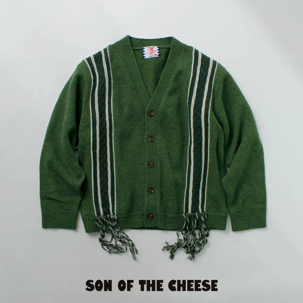 SON OF THE CHEESE Knits^/ Fringe Knit Cardigan