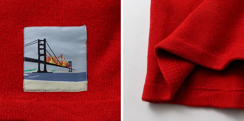 SON OF THE CHEESE Knits^/ Hennessy Football Sweater