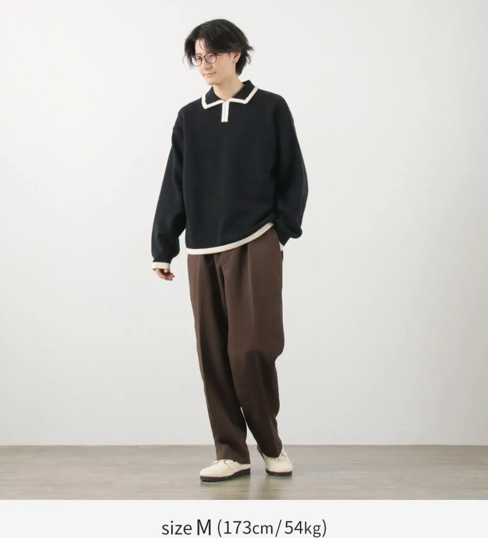 SON OF THE CHEESE Knits^/ Line Polo Knit
