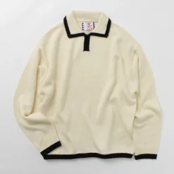 SON OF THE CHEESE Knits^/ Line Polo Knit