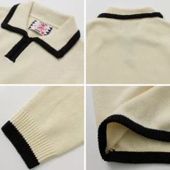 SON OF THE CHEESE Knits^/ Line Polo Knit
