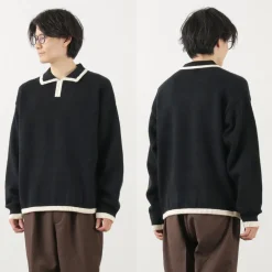 SON OF THE CHEESE Knits^/ Line Polo Knit