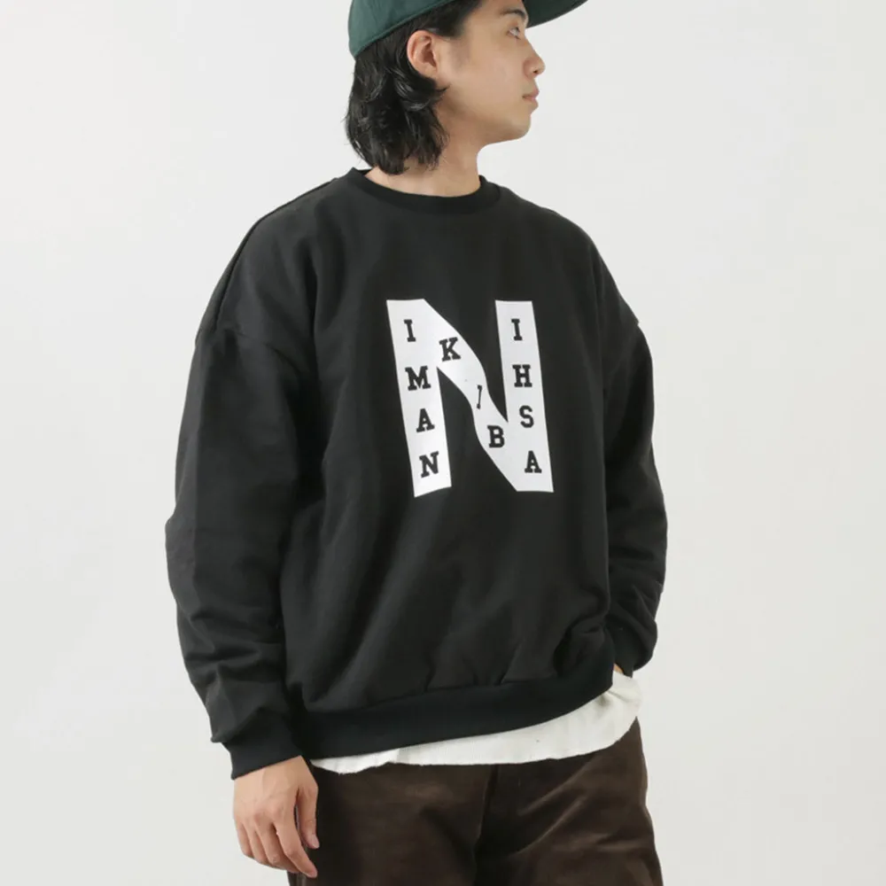 SON OF THE CHEESE Sweatshirts^/ NAMIKIBASHI Crew Neck Sweatshirt