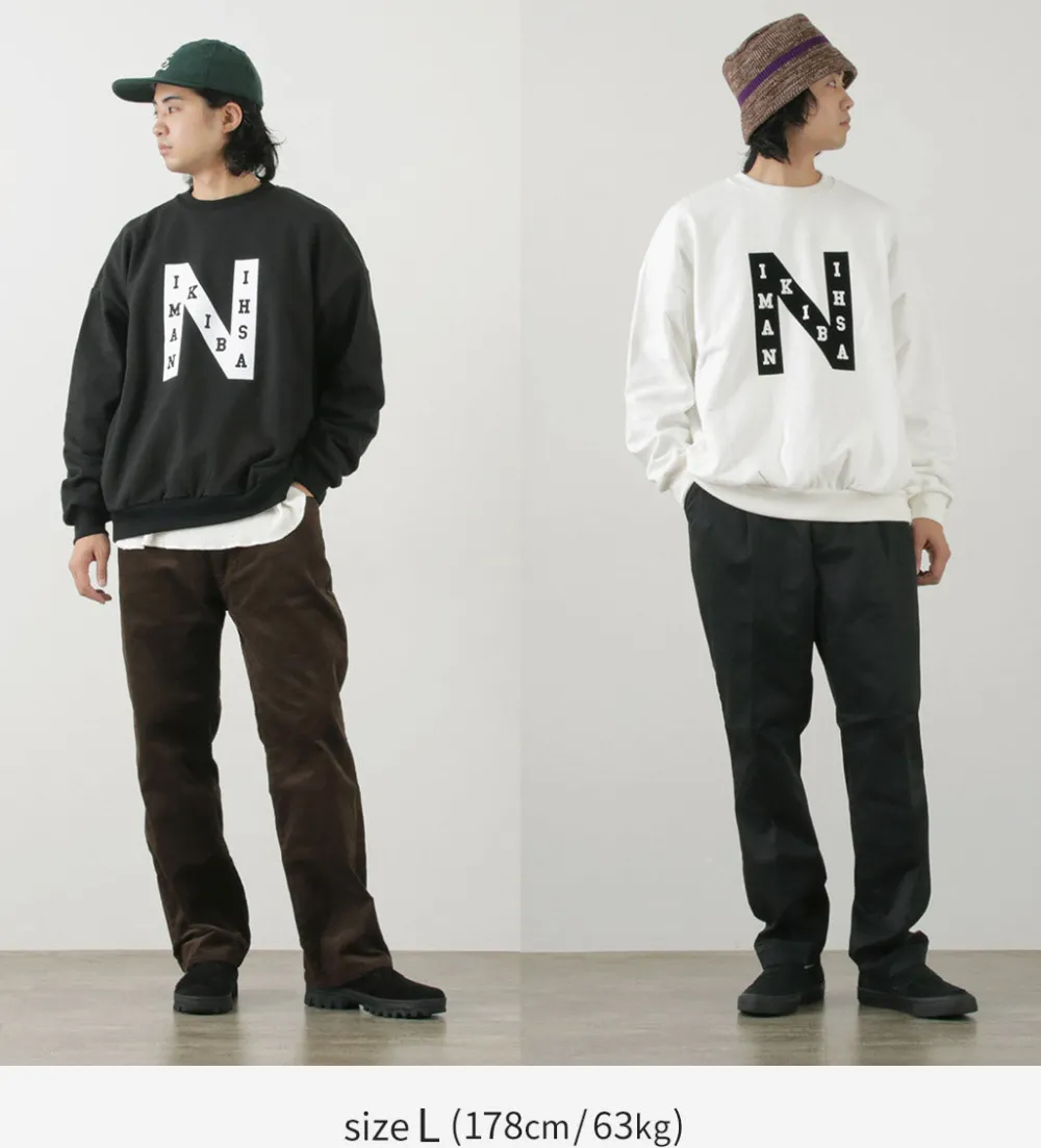 SON OF THE CHEESE Sweatshirts^/ NAMIKIBASHI Crew Neck Sweatshirt