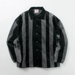 SON OF THE CHEESE Jackets^/ Striped Corduroy Jacket black