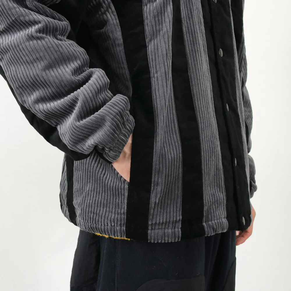 SON OF THE CHEESE Jackets^/ Striped Corduroy Jacket black