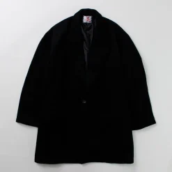 SON OF THE CHEESE Coats^/ Wool Overcoat black