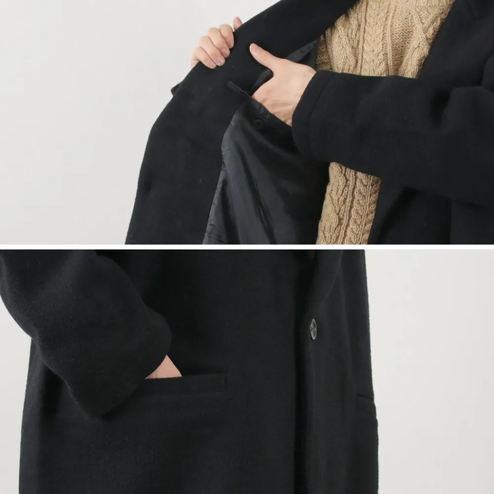 SON OF THE CHEESE Coats^/ Wool Overcoat black