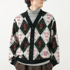 SON OF THE CHEESE Cardigans^/ Yeah um no knit cardigan black