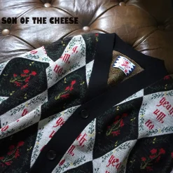 SON OF THE CHEESE Cardigans^/ Yeah um no knit cardigan black