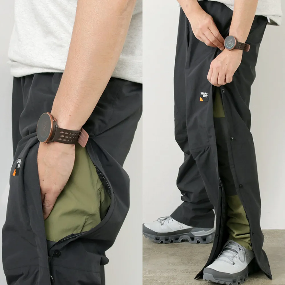 SPRAY WAY Trousers^/ Walking M Rain Pants black