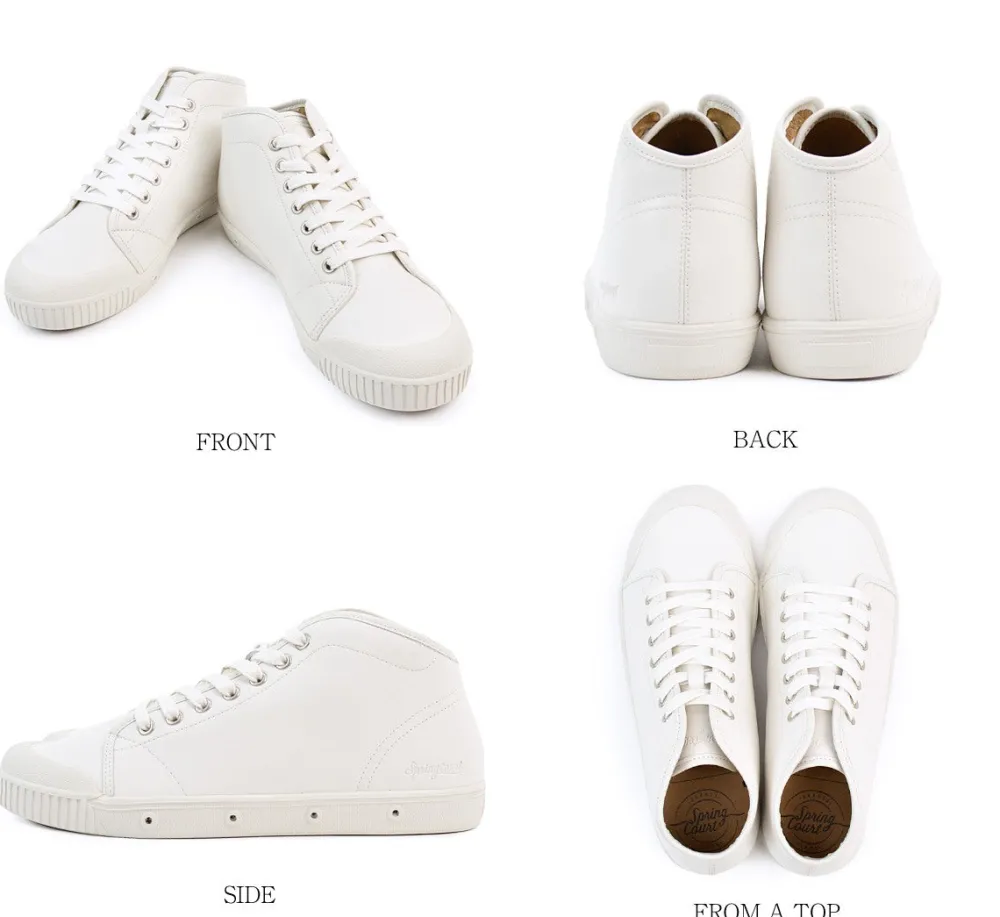 SPRING COURT Sneakers^/ B2 Mid Cut Leather Sneakers
