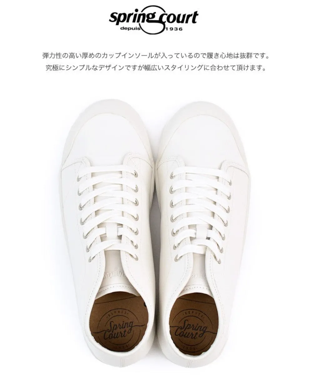 SPRING COURT Sneakers^/ B2 Mid Cut Leather Sneakers