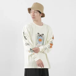 STAY CREATIVE Co. T-Shirts^/ Window Long Sleeve T-Shirt beige