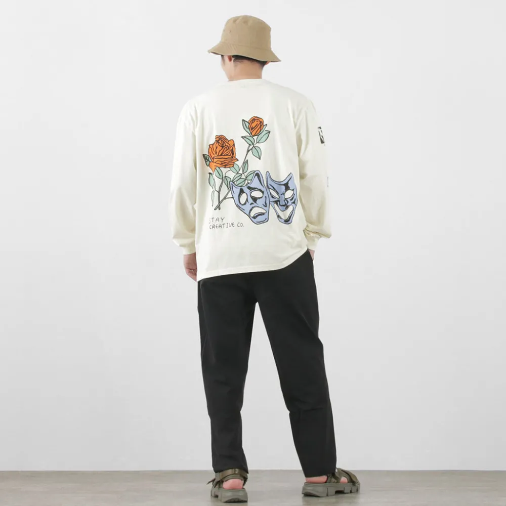 STAY CREATIVE Co. T-Shirts^/ Window Long Sleeve T-Shirt beige