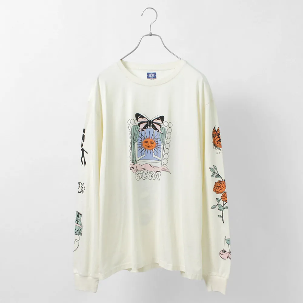 STAY CREATIVE Co. T-Shirts^/ Window Long Sleeve T-Shirt beige