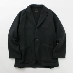 SUNNY SPORTS Jackets^/ Cut-off Notch Collar 2 Button Jacket black