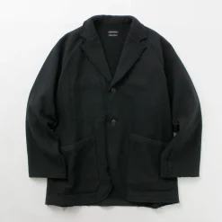 SUNNY SPORTS Jackets^/ Cut-off Notch Collar 2 Button Jacket black