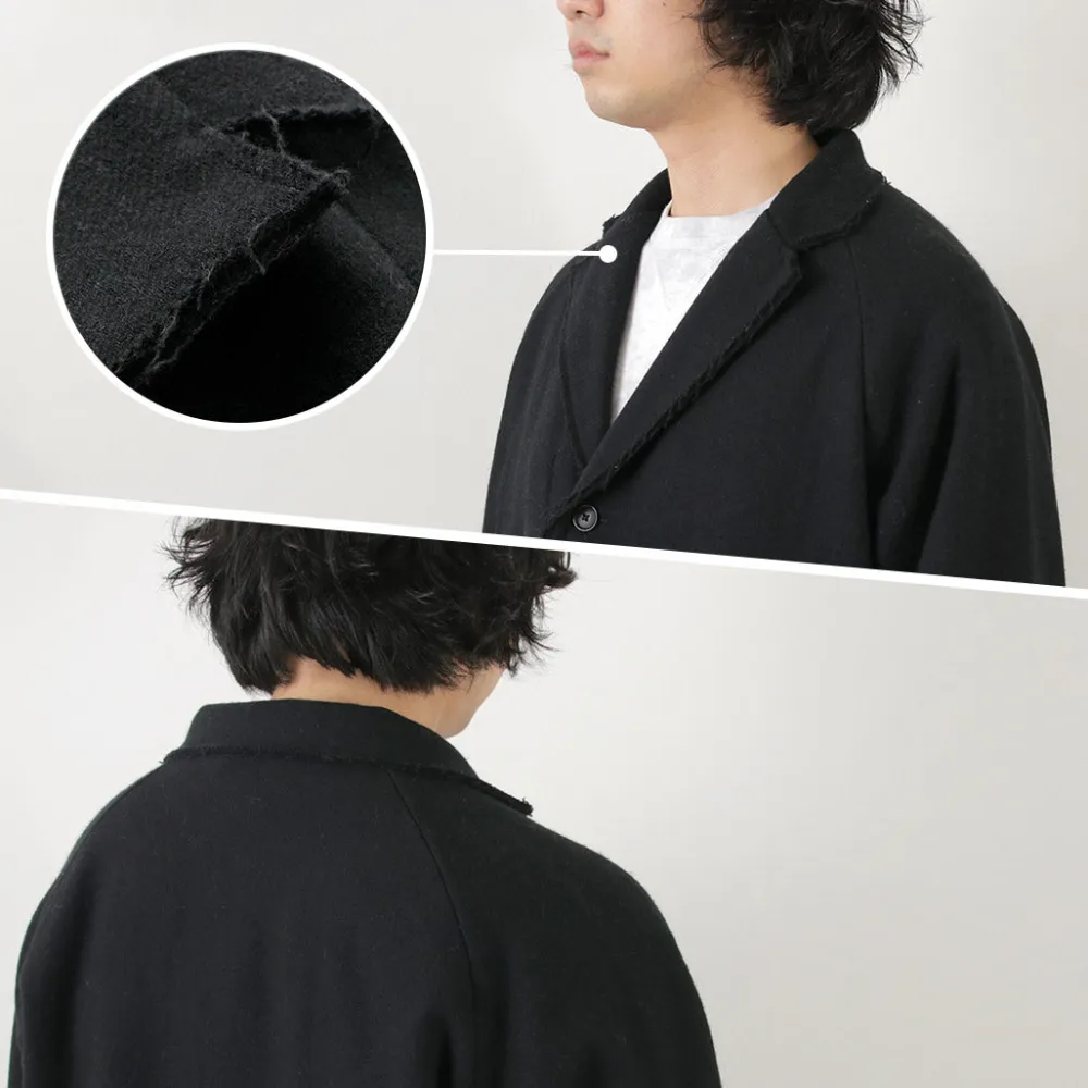 SUNNY SPORTS Jackets^/ Cut-off Notch Collar 2 Button Jacket black