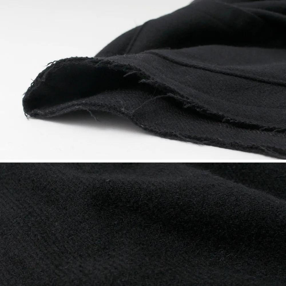 SUNNY SPORTS Jackets^/ Cut-off Notch Collar 2 Button Jacket black
