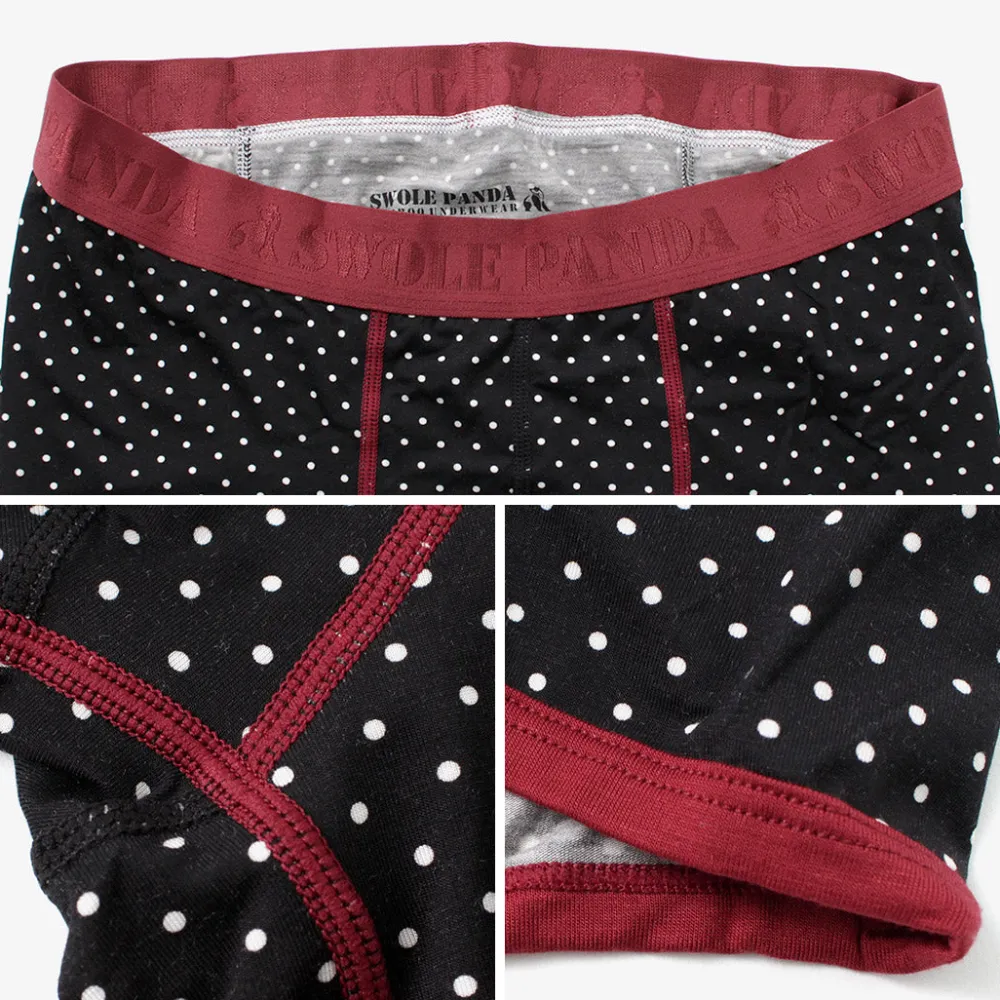 SWOLE PANDA Underwear^/ Bamboo Dot Boxer Pants