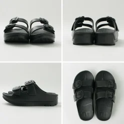 TELIC Sandals^/ Double Buckle 2 Recovery W Buckle Sandal