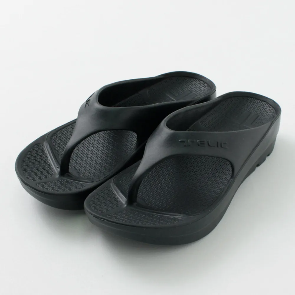 TELIC Sandals^/ Double Flip Flop Recovery Platform Sandals