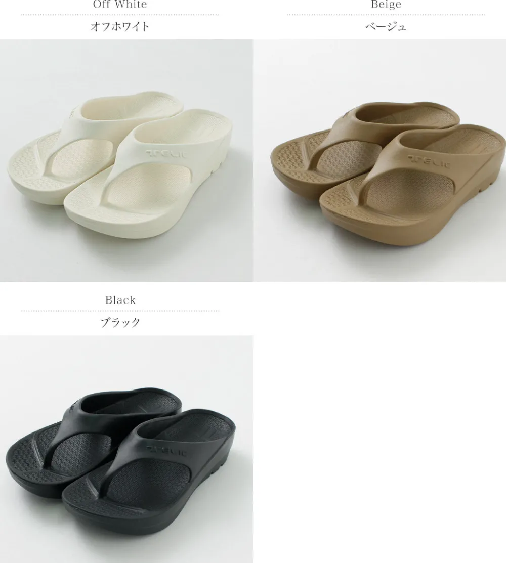 TELIC Sandals^/ Double Flip Flop Recovery Platform Sandals