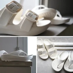 TELIC Sandals^/ Double Flip Flop Recovery Platform Sandals