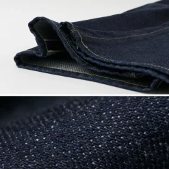 THE BLUEST OVERALLS Trousers^/ Big Silhouette Denim Pants indigo
