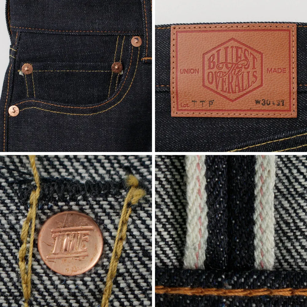 THE BLUEST OVERALLS Jeans^/ XX Type TT Denim Pants indigo