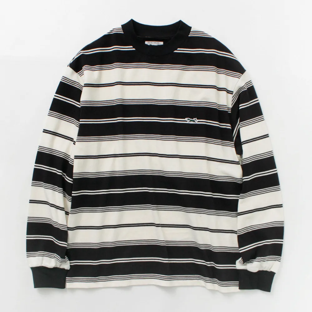THE FOX T-Shirts^/ Fox Striped Crew Neck Long Sleeve T-Shirt