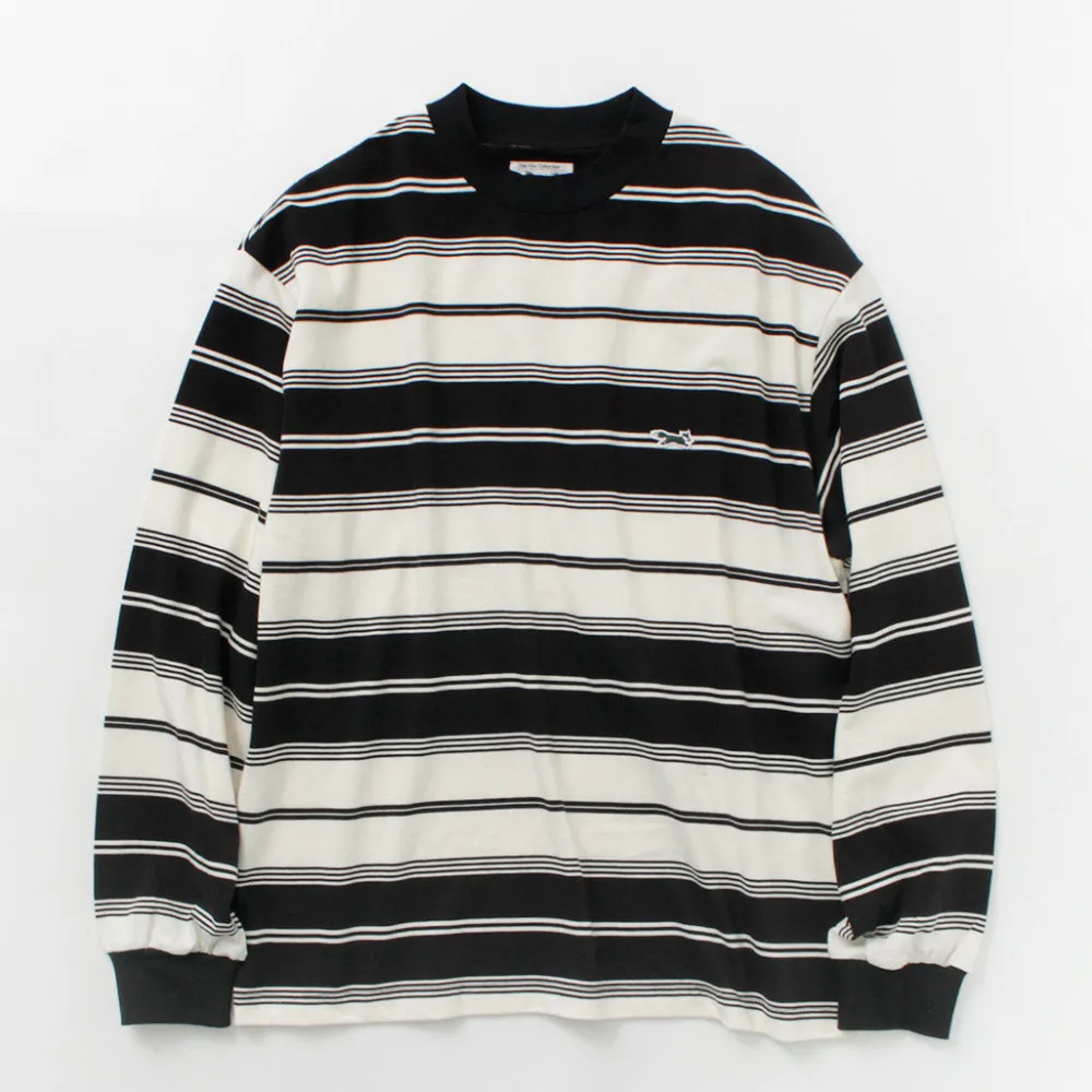 THE FOX T-Shirts^/ Fox Striped Crew Neck Long Sleeve T-Shirt