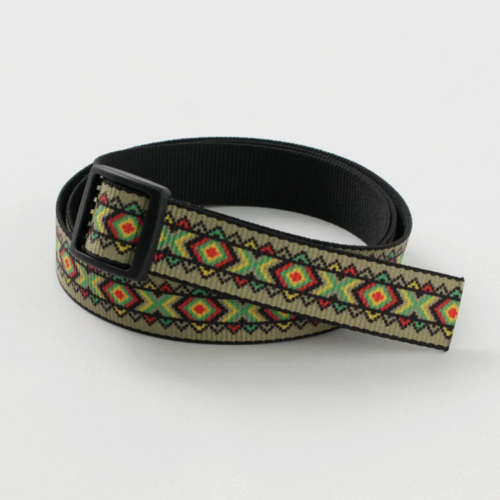 THOMAS BATES Belts^/ Printed Slider Belt