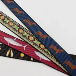 THOMAS BATES Belts^/ Printed Slider Belt