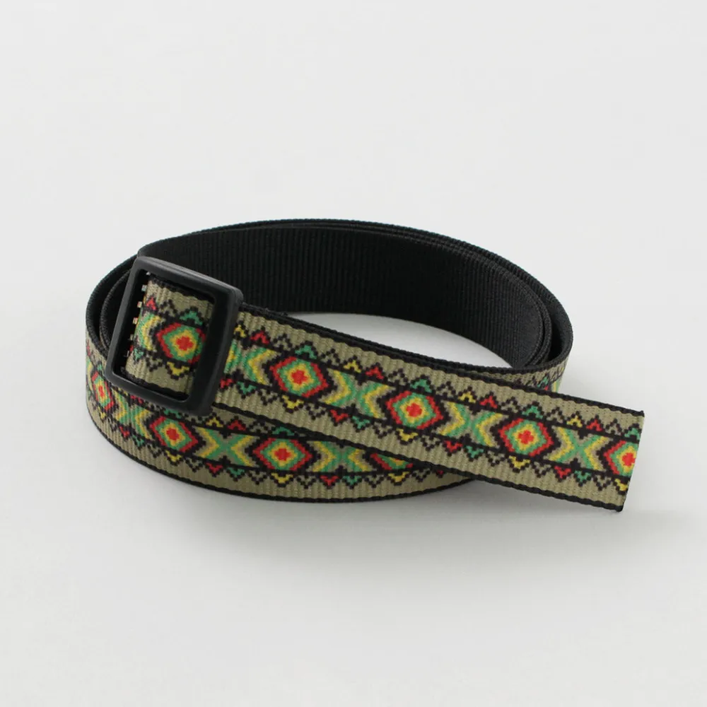THOMAS BATES Belts^/ Printed Slider Belt