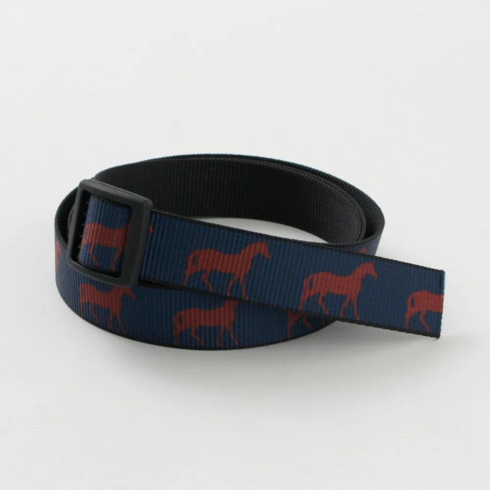 THOMAS BATES Belts^/ Printed Slider Belt