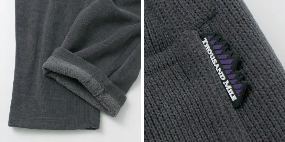 THOUSAND MILE Trousers|Sweatshirts^/ Knit Fleece Mock & Long Pants Setup