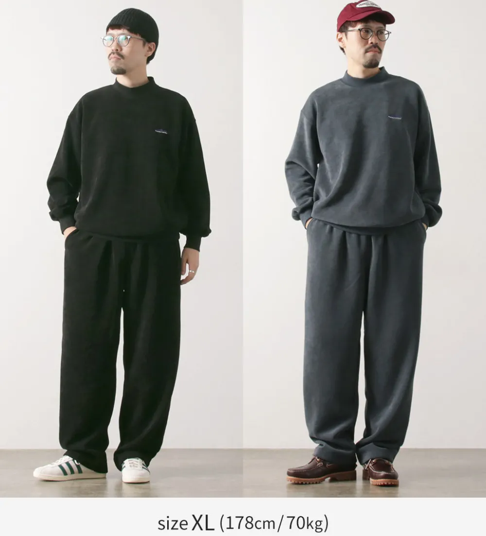 THOUSAND MILE Trousers|Sweatshirts^/ Knit Fleece Mock & Long Pants Setup