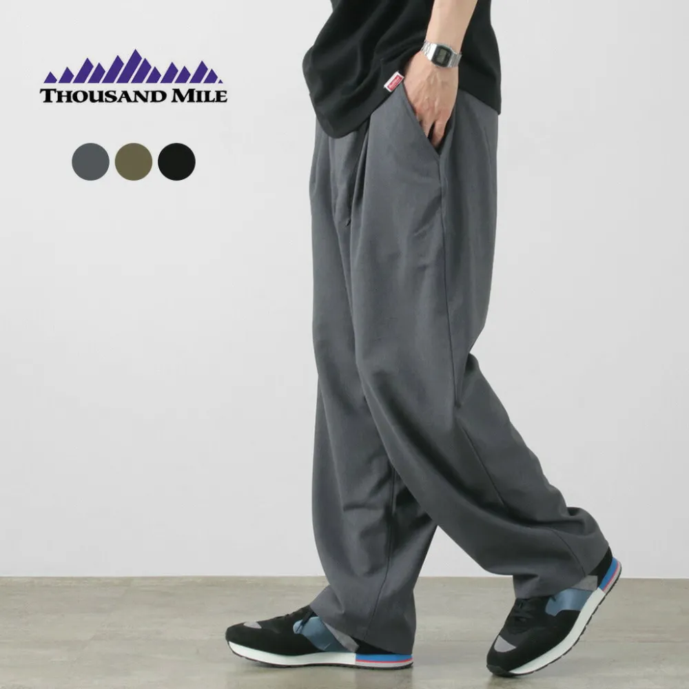 THOUSAND MILE Trousers^/ Long Wide Pants
