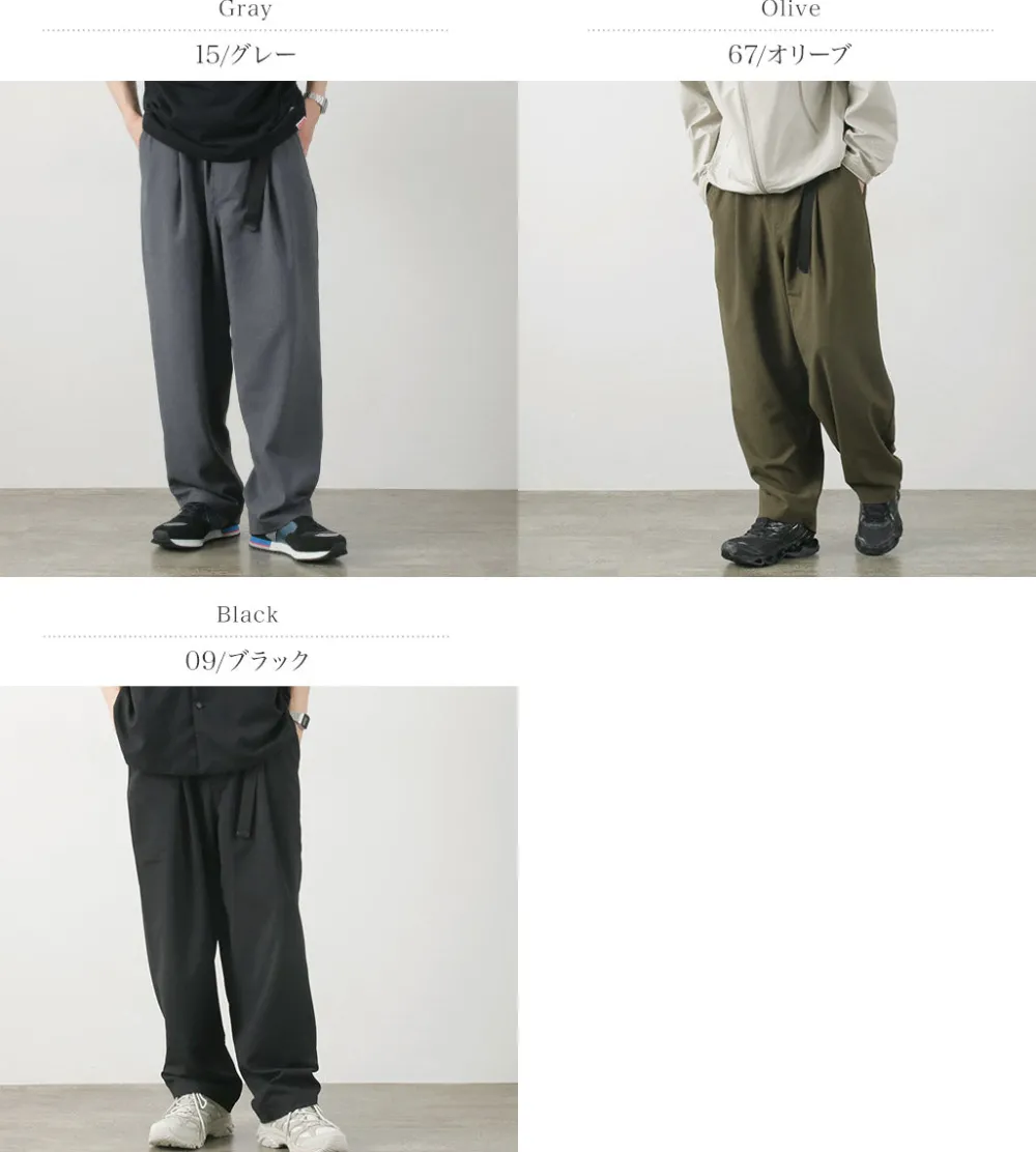 THOUSAND MILE Trousers^/ Long Wide Pants