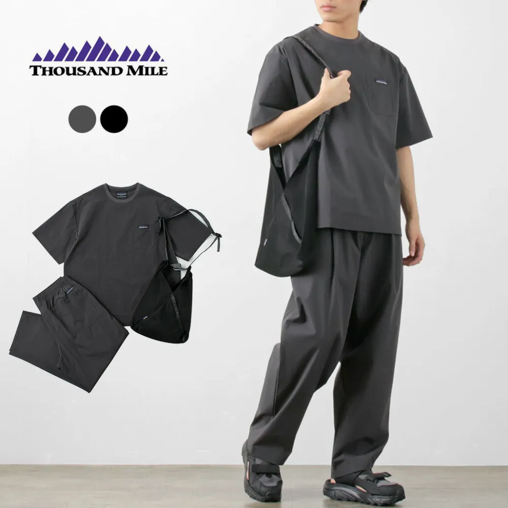 THOUSAND MILE T-Shirts^/ Short Sleeve T-Shirt and Long Pants Set
