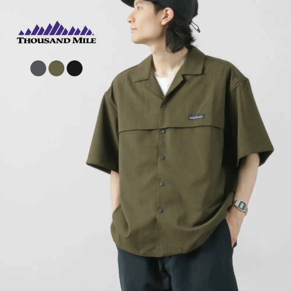 THOUSAND MILE Shirts^/ Short Sleeve Open Collar Shirt