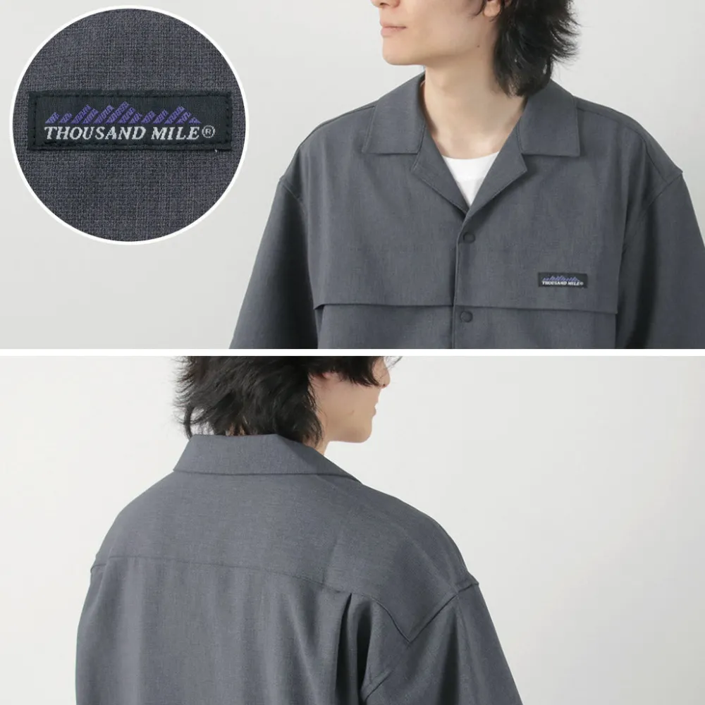 THOUSAND MILE Shirts^/ Short Sleeve Open Collar Shirt