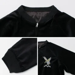 THRIFTY LOOK Jackets^/ Reversible Souvenir Alaska Jacket black