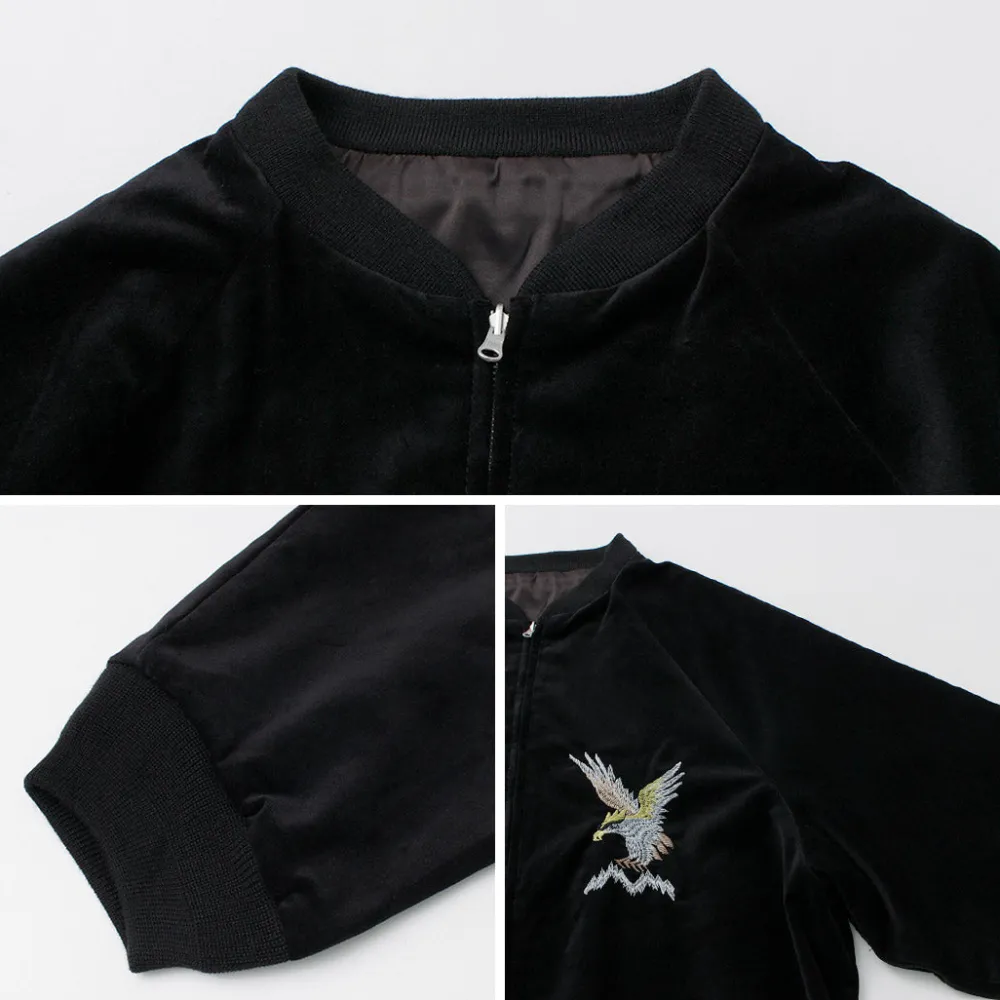 THRIFTY LOOK Jackets^/ Reversible Souvenir Alaska Jacket black